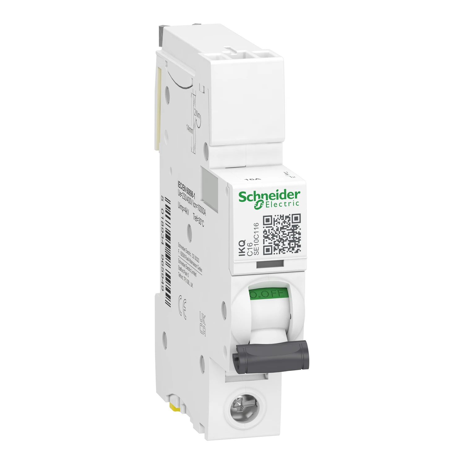 Schneider MCB SP Type C 16A 10kA - Image 2