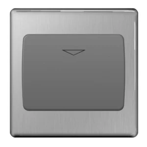 Decorative Polished Chrome16A Hotel Key Card Switch