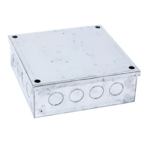 Steeple ABG662 Steel Adaptable Box with Knockouts 150x150x50mm