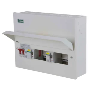 Wylex 9 Way High Integrity Consumer Unit 100A Main Switch +1, 80A 30mA RCD +4, 80A 30mA RCD +4