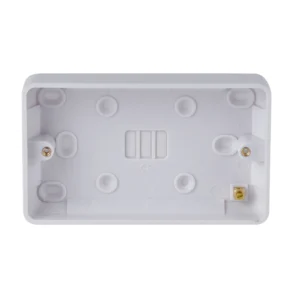 Lisse Pattress 2 Gang 25mm White