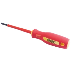 Draper 46516 Fully Insulated Plain Slot Screwdriver 3 x 75mm