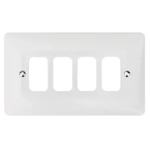 Grid Plate 3 Gang Moulded Grey Part M