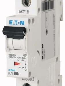 Miniature Circuit Breaker (MCB) 10A 1 Pole Characteristic: Type D 6 Ka