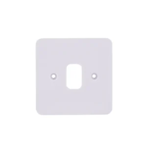 Lisse 1-Gang 1-Module Grid Plate White