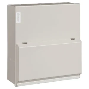 Enclosure 8 Module Din Rail White Steel