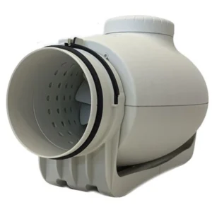 Envirovent Duct Fan Silent Inline 2 Speed Timer 575 x 204 x 252mm White