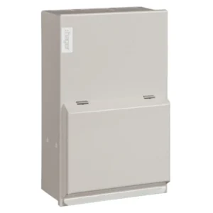 Enclosure 4 Module Din Rail White Steel