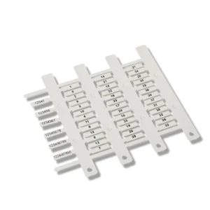 4x15mm White ABS Cable Tag