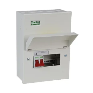 Starbreaker Consumer Unit 4 Way Mains Switch Metal