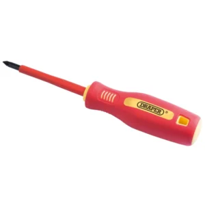 Draper 46533 Fully Insulated Soft Grip PZ Type Screwdriver No.1 x 80mm