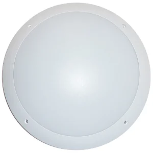 Eterna SHFULLWH 12W LED Round Amenity Bulkhead White