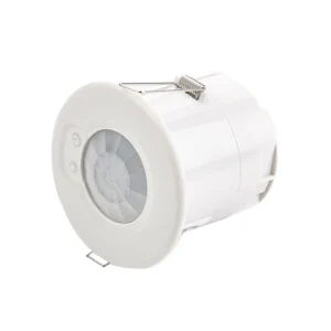 Basic Switching Low Profile Push Button IP40 Ceiling Mounted PIR Presence Detector