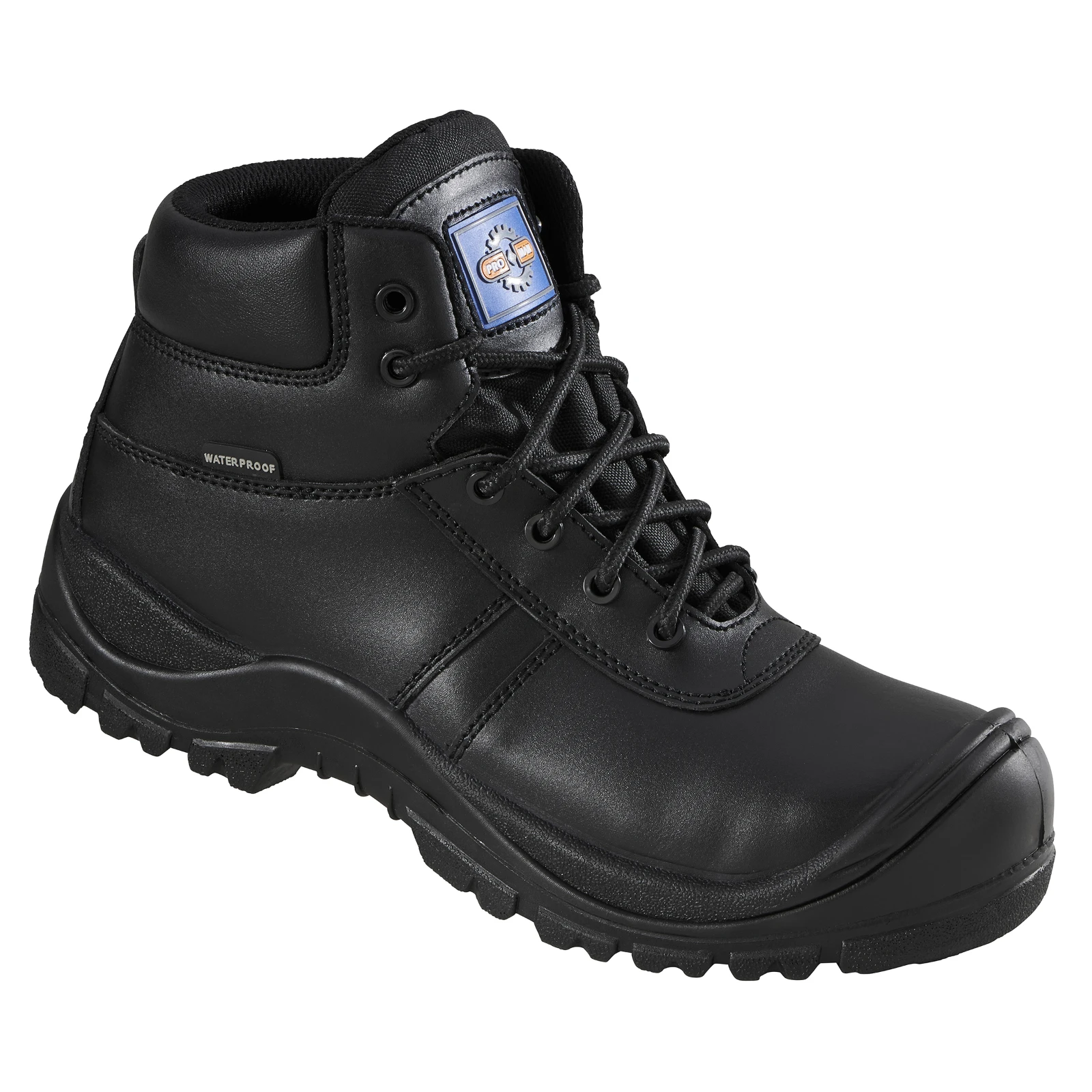 Rock Fall PM4008 Pro Man Baltimore Leather Safety Boot Size 7 Black