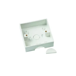 D-Line SSB28W Single Surface Pattress Box 28mm White