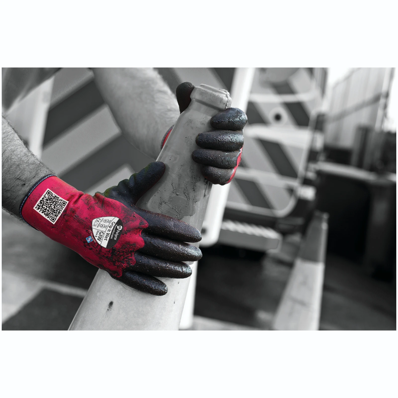 Gloves Grip It Wet Latex Size 9