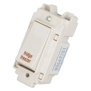 20A Double Pole Grid Switch Printed 'Fridge Freezer'