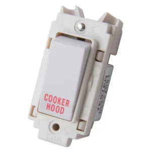 Volex Grid Switch DP Marked Cooker Hood 20A White