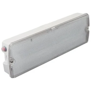 Collingwood Lighting Bulkhead Emergency Legend Polycarbonate/Abs Manual Test