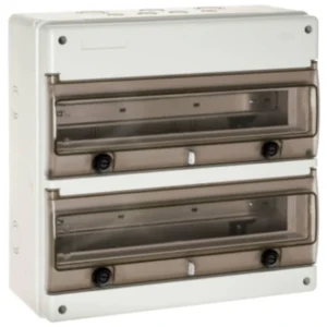 Distribution Box Indubox 36 Module 362x362x160mm Grey Smoked IP65