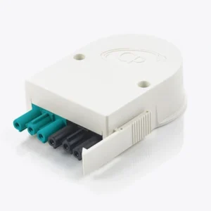 6 Pole Female Ceiling Rose Black/Blue Coding with White Male Connector Plug