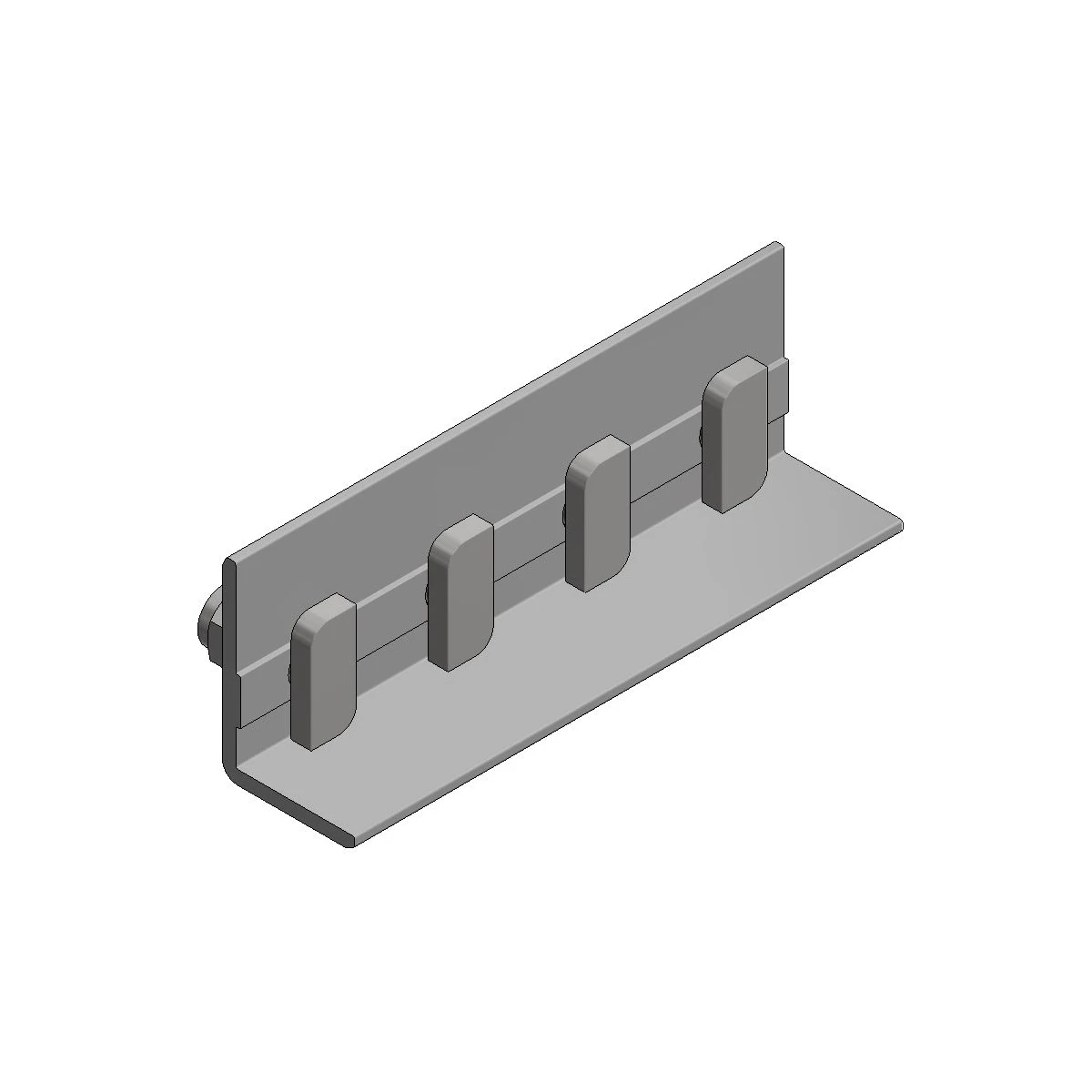 Valk Aluminium Coupling Side Profile 4 x Hooks