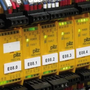 15X27mm White PVC Adhesive Legend