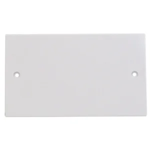 Essentials 11BP2 Blank Plate 2 Gang White