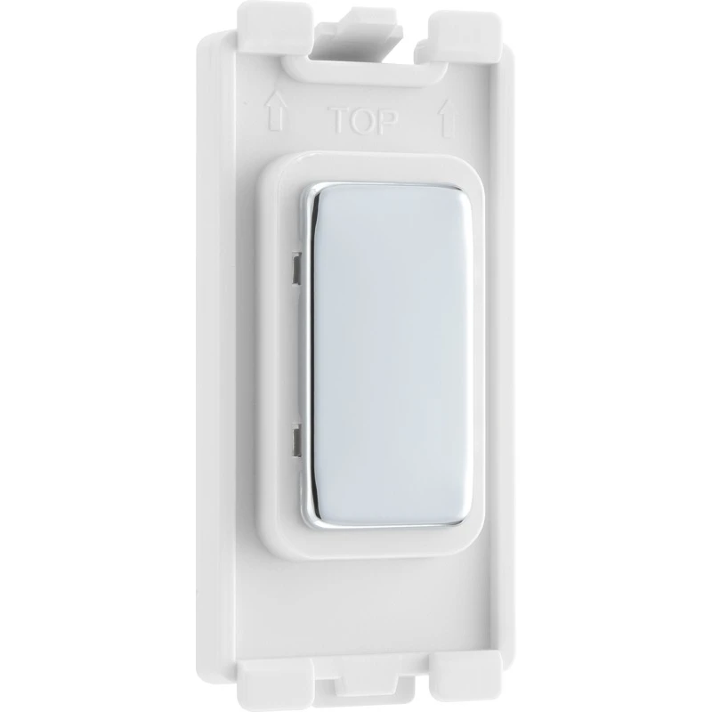 Nexus Grid Polished Chrome Blank Module