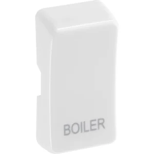 White Nexus Grid Printed Boiler Rocker