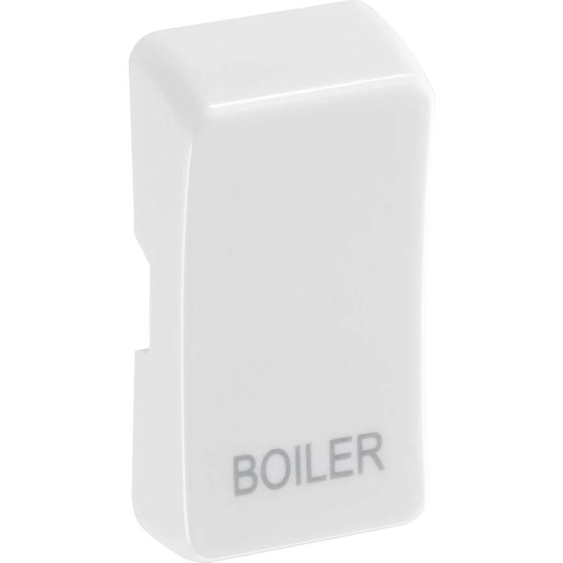 White Nexus Grid Printed Boiler Rocker