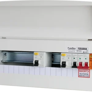10 Way Spd T2 (2 × 80A 30Ma Rcd’s Type A) Consumer Unit