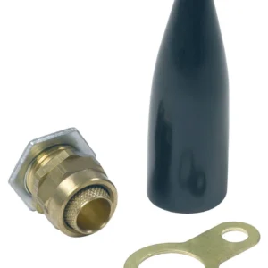 M32 Economy Indoor Non LSF Bw Pack Brass Gland And Locknut Shroud