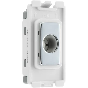 Nexus Grid Polished Chrome Fuse Holder Module