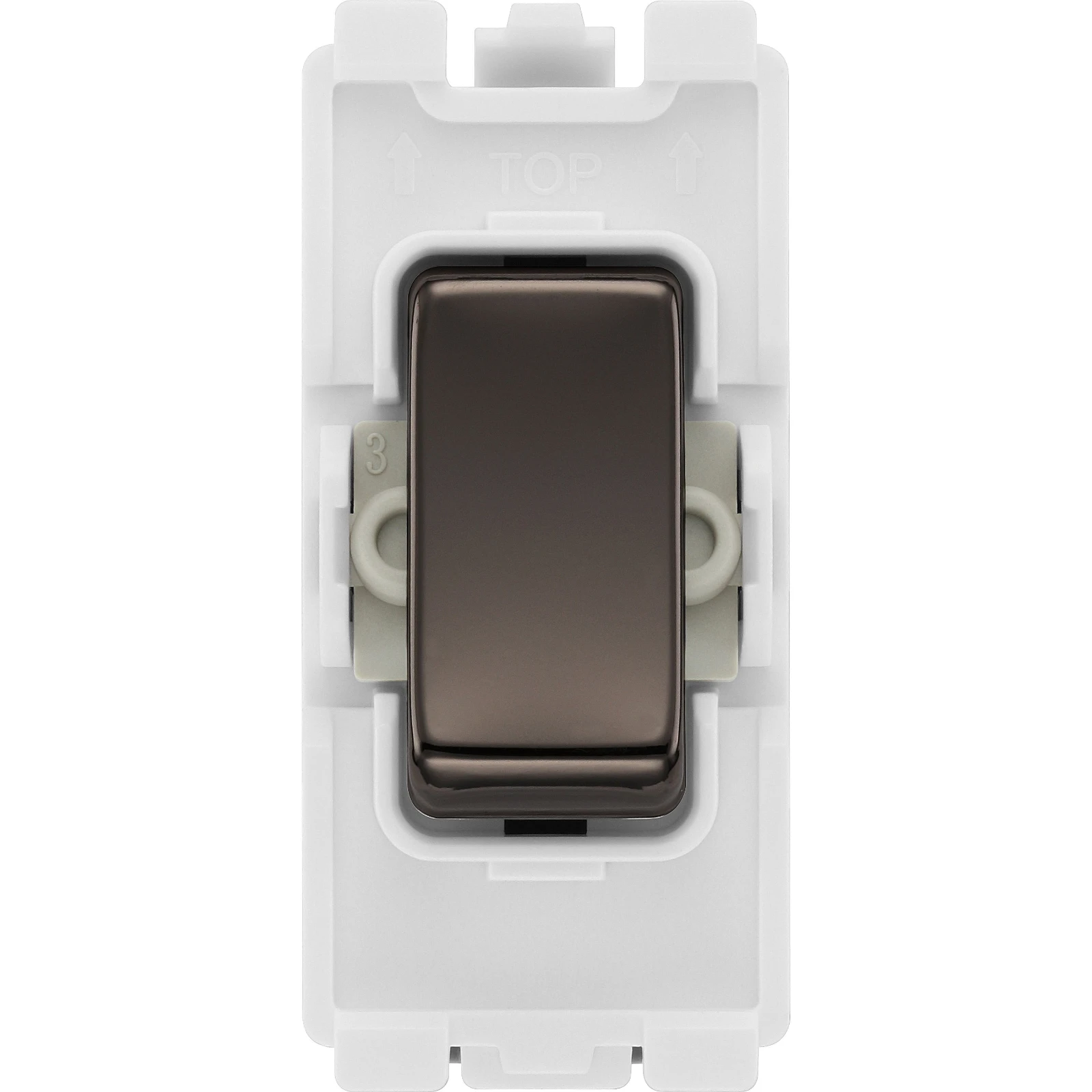 BG RBN30 20A DP Grid Switch Black Nickel - Image 4