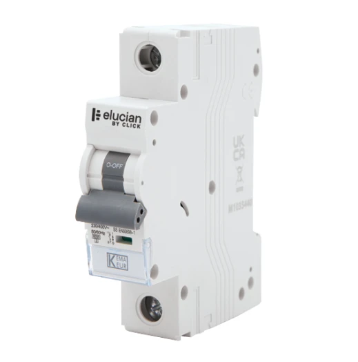 MCB 63A Single Pole 6kA C Curve