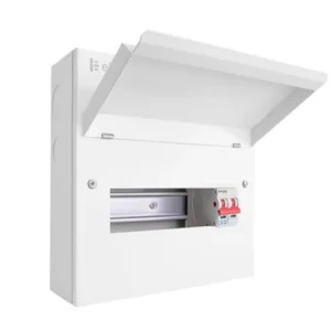 10 Way Unit with 100A Mains Switch (8 Free Ways)