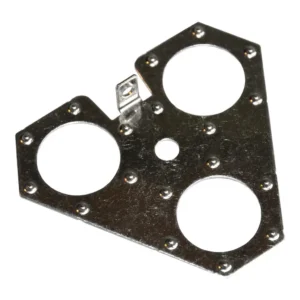 Wago Box Earthing Plate For Lid Capsule Silver-Colored