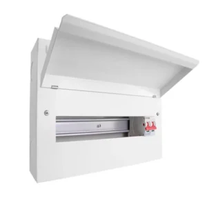 16 Way Unit with 100A Mains Switch (14 Free Ways)