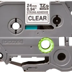 Brother Pro Tape TZE-S151 Strong Adhesive Tape Black On Clear 24mm