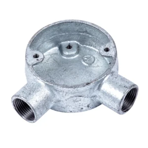 Steeple 20G/ABX Malleable 2-Way Conduit Box 20mm - Angle