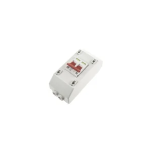 Wylex Enclosed Slimline Insulated 100A DP Twin Terminal Supply Isolator with Allen Key Screw Heads