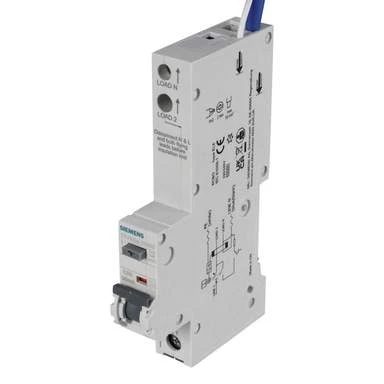 RCBO 10 Ka 1P+N Type A 30mA C-Char In: 20 A Un Ac: 230 V Pigtail 600mm Solid N