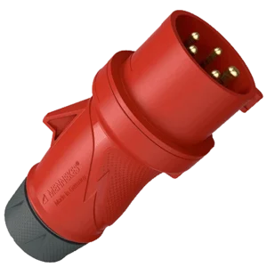 32A 400V 5 Pole 6 Hour Clock Position Connector Powertop Xtra With Ergocontact