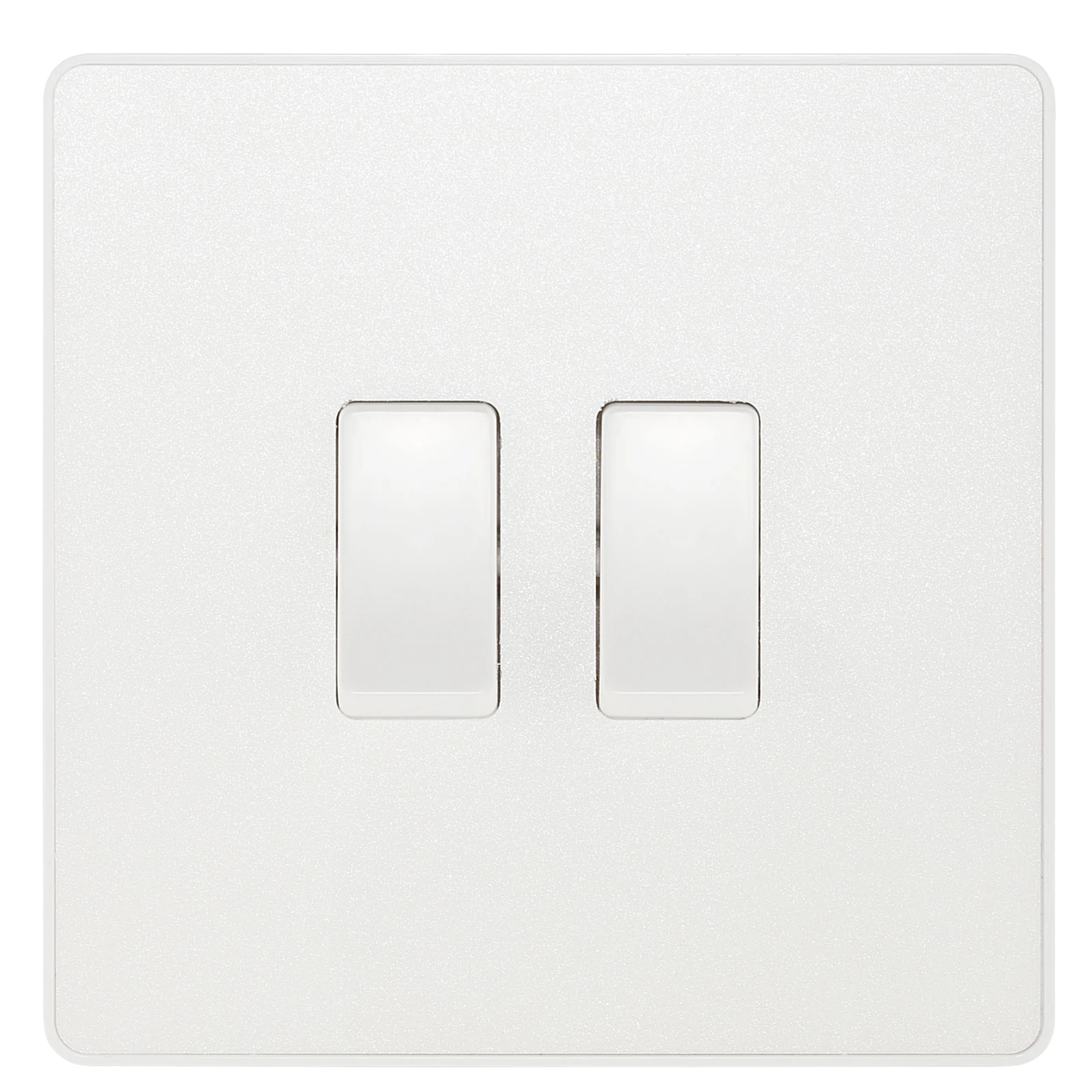 BG Evolve PCDCL42W 2 Gang 2 Way Switch 20A Pearlescent White - Image 2