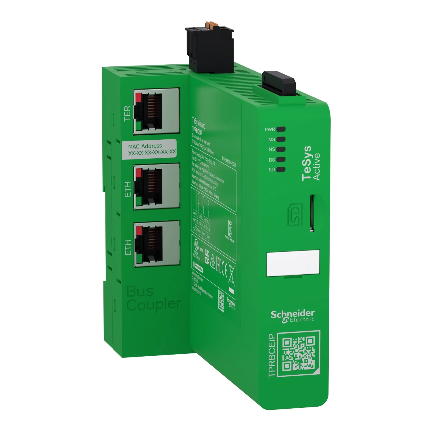 Bus Coupler TeSys island, Ethernet switch (EtherNet IP / Modbus TCP)