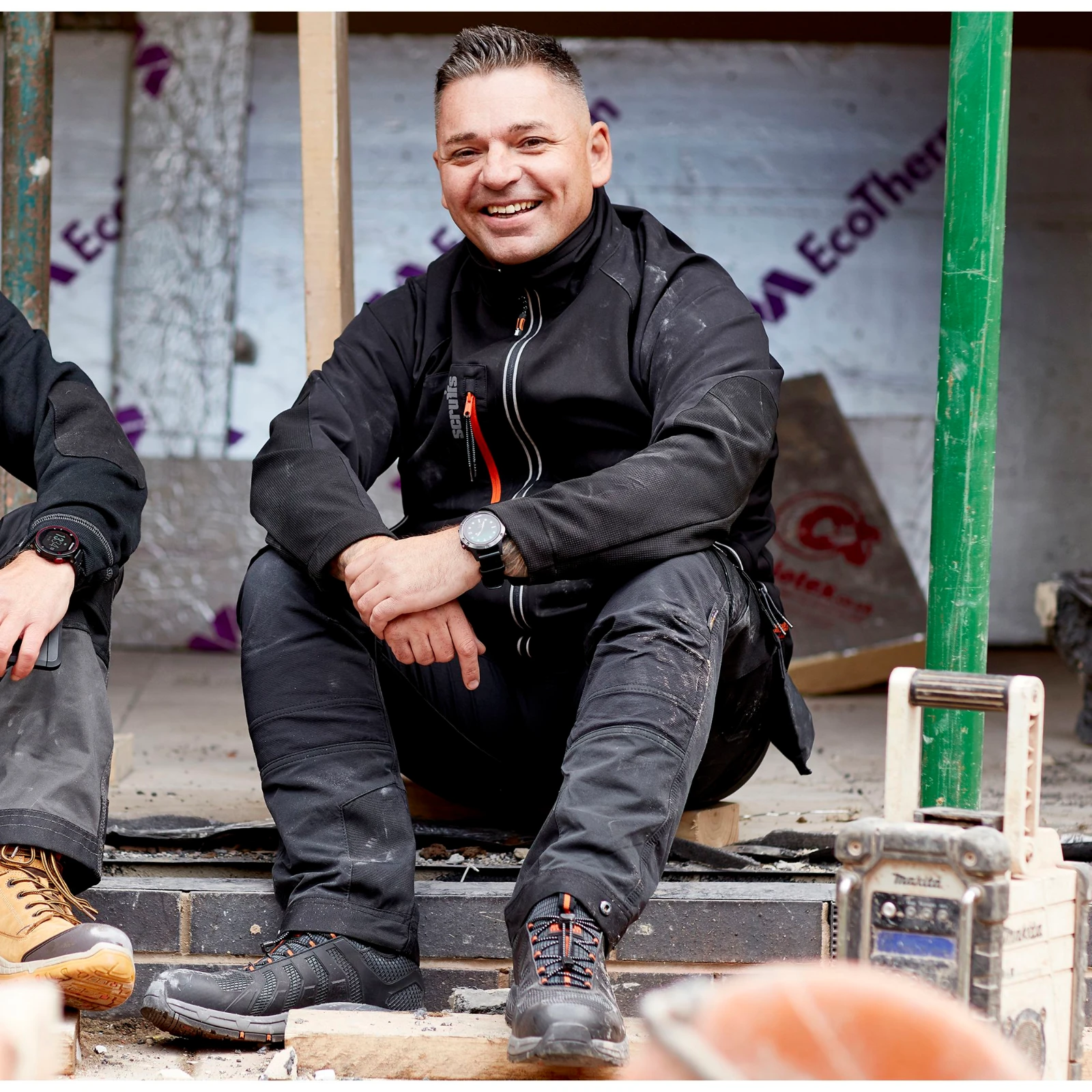 Scruffs T55123 Trade Flex Softshell Jacket Black L - Image 3