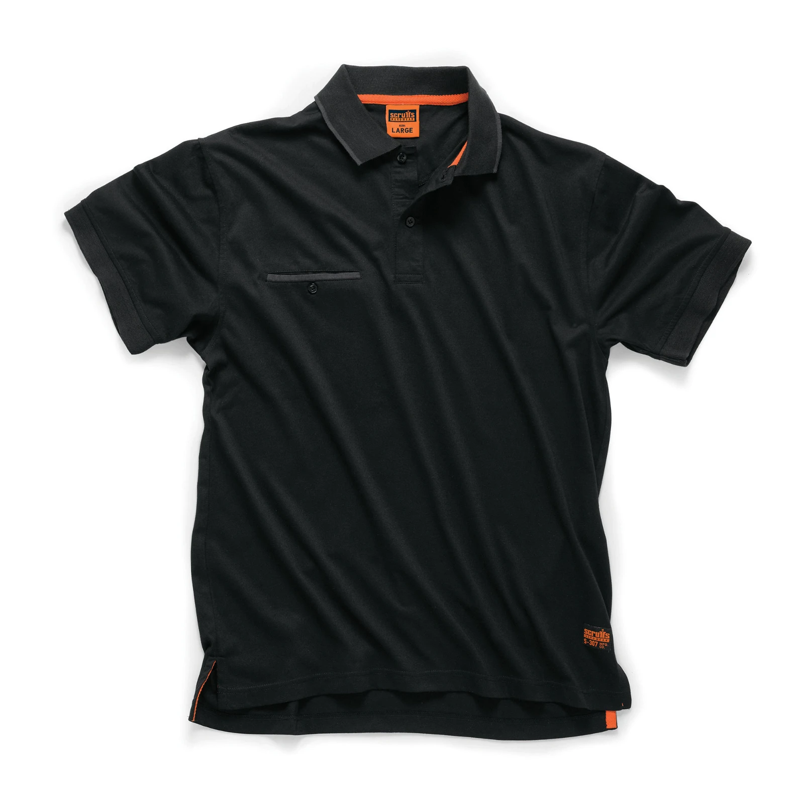 Scruffs T54663 Worker Polo Black L