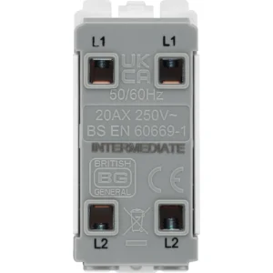 BG RBN13 20A Intermediate Grid Switch Black Nickel