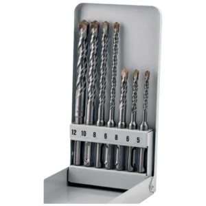 Bizline 7 Piece SDS+ Drill Bit Set 2 Cutter 5-12 mm